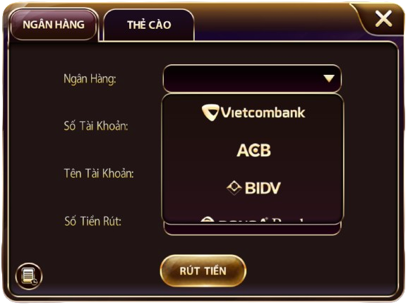 Hướng dẫn rút tiền tại Zowin